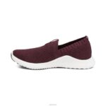 Angie Arch Support Sneakers Aetrex Women Shimmery Burgundy XLXT0177 - Image 4