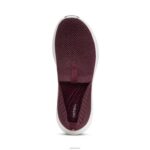 Angie Arch Support Sneakers Aetrex Women Shimmery Burgundy XLXT0177 - Image 5