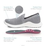 Angie Arch Support Sneakers Aetrex Women Shimmery Burgundy XLXT0177 - Image 7