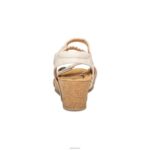 Avril Quarter Strap Wedge Aetrex Women White XLXT0202 - Image 3