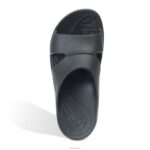 Bali Orthotic Slides Aetrex Men Black XLXT0326 - Image 5