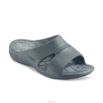 Bali Orthotic Slides Aetrex Men Charcoal XLXT0329