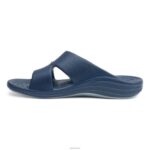 Bali Orthotic Slides Aetrex Men Navy XLXT0324 - Image 3