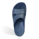 Bali Orthotic Slides Aetrex Men Navy XLXT0324 - Image 6