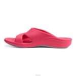 Bali Orthotic Slides Aetrex Women Watermelon XLXT028 - Image 4
