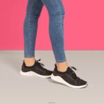 Carly Arch Support Sneakers Aetrex Women Black XLXT0102 - Image 9