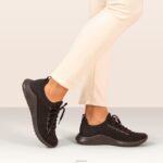 Carly Arch Support Sneakers Aetrex Women Black XLXT0112 - Image 8