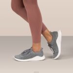 Carly Arch Support Sneakers Aetrex Women Grey XLXT047 - Image 9