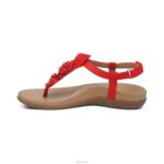 Charli Thong Sandal Aetrex Women Red XLXT0136 - Image 4
