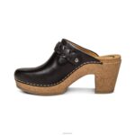 Corey Clog Aetrex Women Black Leather XLXT0221 - Image 2