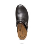 Corey Clog Aetrex Women Black Leather XLXT0221 - Image 5