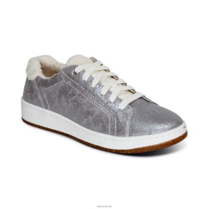 Cozy Blake Comfort Sneaker Aetrex Women Cozy Silver XLXT0127