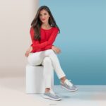 Cozy Blake Comfort Sneaker Aetrex Women Cozy Silver XLXT0127 - Image 8