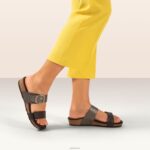 Daisy Adjustable Slide Aetrex Women Black XLXT066 - Image 9