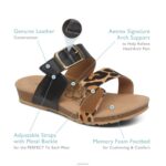 Daisy Adjustable Slide Aetrex Women Leopard XLXT0128 - Image 8