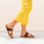 Daisy Adjustable Slide Aetrex Women Leopard XLXT0128 - Image 9