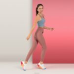 Danika Arch Support Sneaker Aetrex Women White Ombre XLXT0287 - Image 8