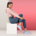Emery Arch Support Sneaker Aetrex Women Blue XLXT0284 - Image 9