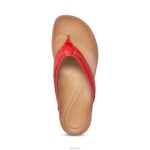 Emmy Braided Thong Aetrex Women Red XLXT090 - Image 5