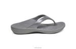 Fiji Orthotic Flips Aetrex Women Charcoal XLXT017 - Image 4