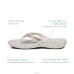 Fiji Orthotic Flips Aetrex Women Sea Blue Sparkle XLXT0200 - Image 7
