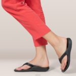 Fiji Orthotic Flips Aetrex Women Sea Blue Sparkle XLXT0200 - Image 8