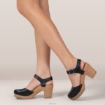 Finley Closed Toe Heel Aetrex Women Black XLXT0141 - Image 9