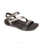 Gabby Adjustable Quarter Strap Sandal Aetrex Women Black Multi XLXT0308