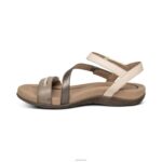 Gabby Adjustable Quarter Strap Sandal Aetrex Women Stone Multi XLXT0309 - Image 4