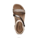 Gabby Adjustable Quarter Strap Sandal Aetrex Women Stone Multi XLXT0309 - Image 5