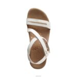Gabby Adjustable Quarter Strap Sandal Aetrex Women White XLXT015 - Image 2
