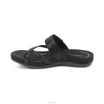Izzy Adjustable Slide Sandal Aetrex Women Black Sparkle XLXT0109 - Image 3