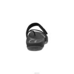 Izzy Adjustable Slide Sandal Aetrex Women Black Sparkle XLXT0109 - Image 4