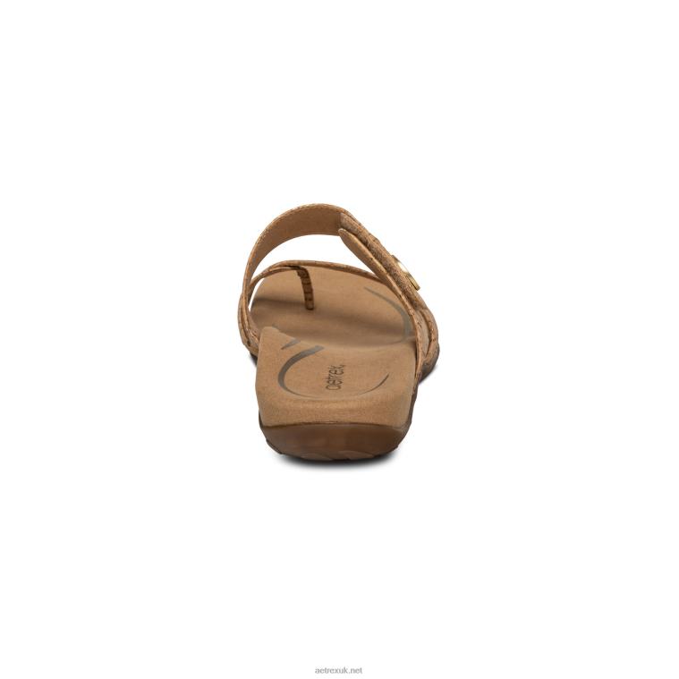 Izzy Adjustable Slide Sandal Aetrex Women Cork XLXT0215 - Image 3