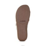 Izzy Adjustable Slide Sandal Aetrex Women Light Gold XLXT0166 - Image 7