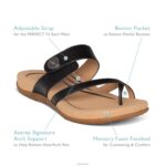 Izzy Adjustable Slide Sandal Aetrex Women Light Gold XLXT0166 - Image 8