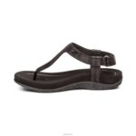 Jane Thong Sandal Aetrex Women Black XLXT0220 - Image 4