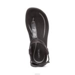 Jane Thong Sandal Aetrex Women Black XLXT0220 - Image 5