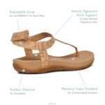 Jane Thong Sandal Aetrex Women Black XLXT0220 - Image 8