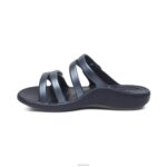Janey Sport Slide Aetrex Women Navy XLXT0148 - Image 4