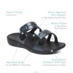 Janey Sport Slide Aetrex Women Pewter XLXT0104 - Image 8