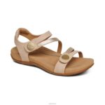 Jess Adjustable Quarter Strap Sandal Aetrex Women Tan XLXT0234
