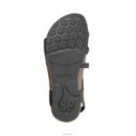 Jillian Braided Quarter Strap Sandal Aetrex Women Black XLXT013 - Image 3