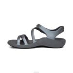 Jillian Sport Sandal Aetrex Women Shimmer Grey XLXT0147 - Image 5