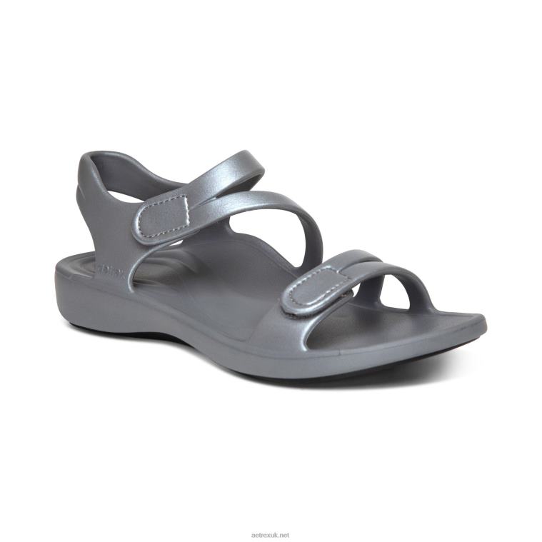 jillian_sport_sandal_aetrex_women_shimmer_grey_xlxt0147.jpg Jillian Sport Sandal Aetrex Women Shimmer Grey XLXT0147 - Image 1