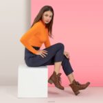 Joleen Arch Support Boot Aetrex Women Caramel Cafe XLXT072 - Image 10