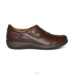 Karina Monk Strap Aetrex Women Brown XLXT03 - Image 2