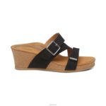 Kimmy Arch Support Wedge Aetrex Women Black XLXT0138 - Image 2