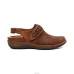 Leni Slingback Clog Aetrex Women Tobacco XLXT096 - Image 2
