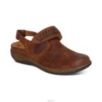 Leni Slingback Clog Aetrex Women Tobacco XLXT096 - Image 7